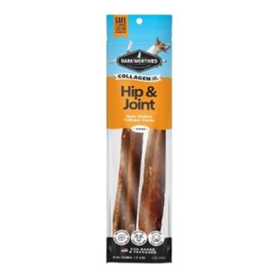 Barkworthies Dog Bully Stuffed Collagen Jumbo 12 in.