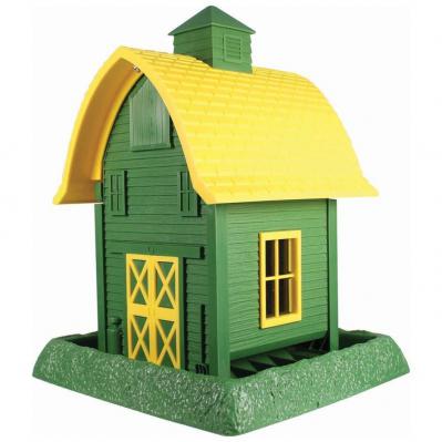 Village Collection Green Barn Bird Feeder