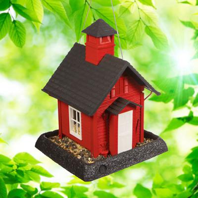 Village Collection School House Bird Feeder