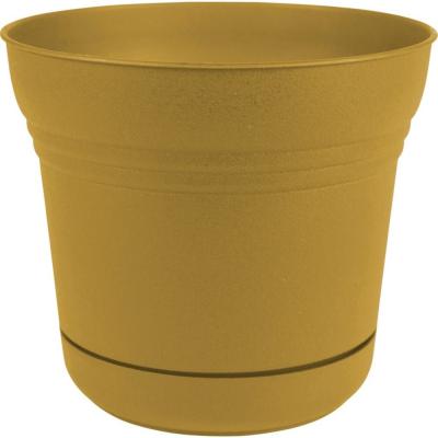 Bloem Saturn Planter Earthy Yellow 7 in.