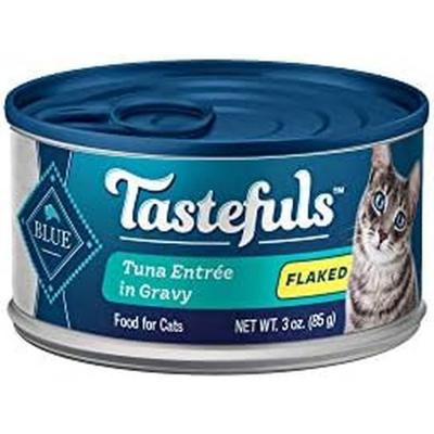 Blue Buffalo Tastefuls Flaked Wet Cat Food Made with Natural Ingredients Tuna 3 oz.