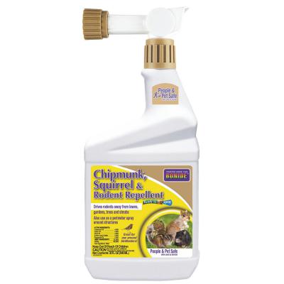 Bonide Chipmunk, Squirrel & Rodent Repellent Hose End Spray 32 fl.oz.