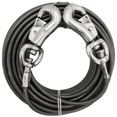 Boss Pet Super Beast Tie Out 20 ft. Cable for Dogs Up to 125 lb.