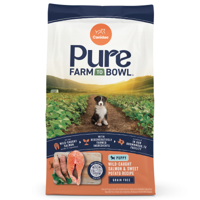 Canidae Pure Grain Free Puppy Food Salmon & Sweet Potato 22 lb.
