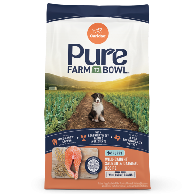 Canidae Pure Wholesome Grains Limited Ingredient Real Salmon & Oatmeal Recipe Puppy Dry Dog Food 24 lb.