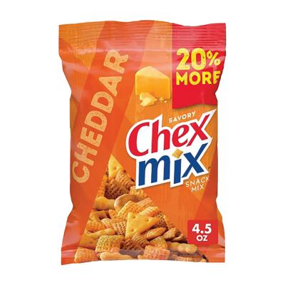Chex Mix Snack Food Cheddar Flavor 4.5 oz.