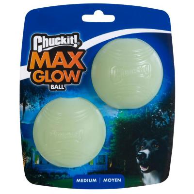 Chuckit! Max Glow Ball Dog Toy MD 2 pk