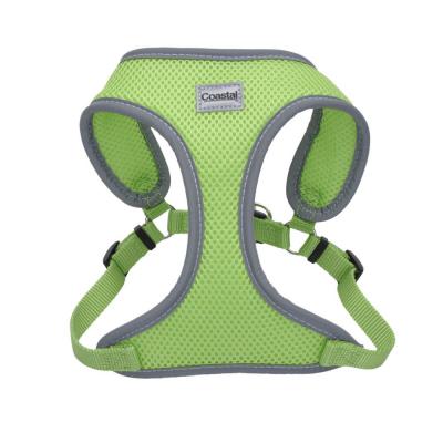 Coastal Pet Comfort Soft Reflective Wrap Adjustable Dog Harness Lime Small
