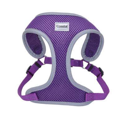Coastal Pet Comfort Soft Reflective Wrap Adjustable Dog Harness Purple Small