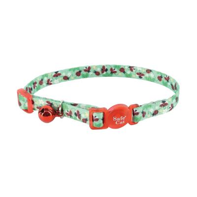 Coastal Pet Safe Cat Fashion Adjustable Breakaway Collar Ladybugs