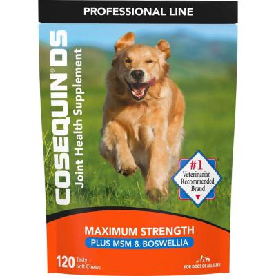 Cosequin Joint Supplement With Msm Chews For Dogs 120 Ct