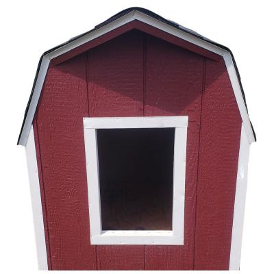 Wooden Dog House Dutch Red & White Extra Large
