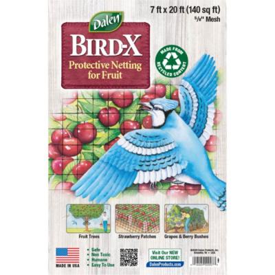 Dalen Bird x Protective Netting Fruit & Veg 5/8 Mesh 7x20 ft. Black