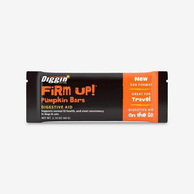 Diggin' Your Dog Firm Up! Pumpkin Bars Digestive Aid 2.1 oz.