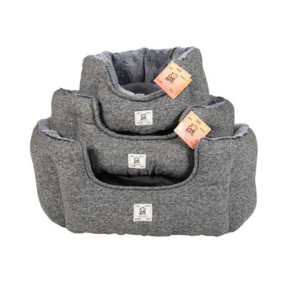 Dogs Gone Smart Chill Kuzzi F.I.R. Round Pet Bed Grey 23 in. X 23 in. X 12 in.