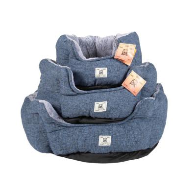 Dogs Gone Smart Chill Kuzzi F.I.R. Round Pet Bed Slate Blue 23 in. X 23 in. X 12 in.