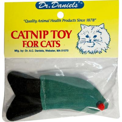 Dr. Daniels Catnip Fish 100%  Catnip Filled