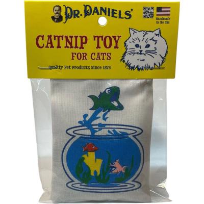 Dr. Daniels Fish Bowl Bag Toy 100% Catnip Filled