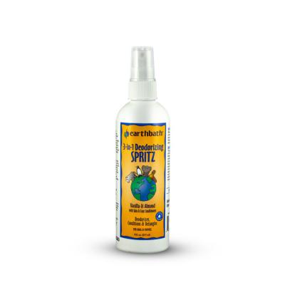 Earthbath 3-in-1 Deodorizing Spritz for Dogs Vanilla & Almond 8 oz.