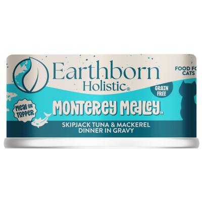 Earthborn Monterey Medley Skipjack Tuna & Mackerel Dinner in Gravy Grain Free Cat Food 5.5 oz.