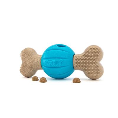GURU Spin & Chew Bone Dog Toy Bacon MD