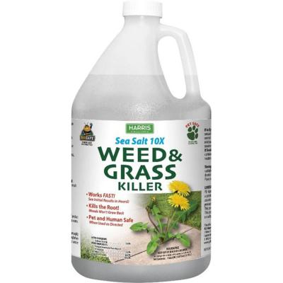Harris Sea Salt 10X Vinegar Weed&Grass Killer Rtu 128 oz.