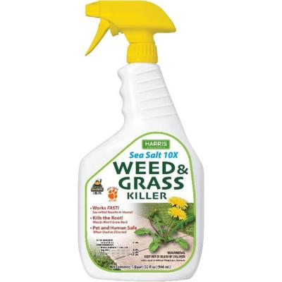 Harris Sea Salt 10X Vinegar Weed&Grass Killer Rtu 32 oz.