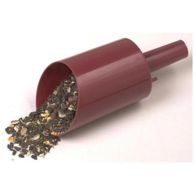 Heath Bird Feed Scoop & Funnel Maroon