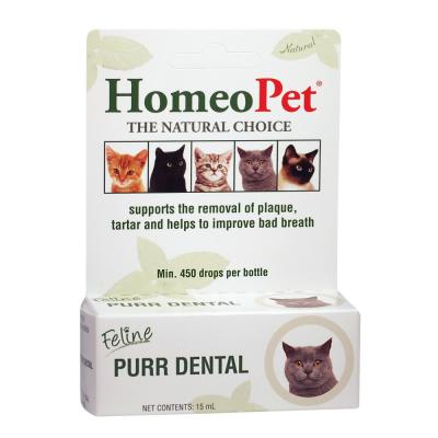 HomeoPet Feline Purr Dental for Cats 0.51 Fl. oz.