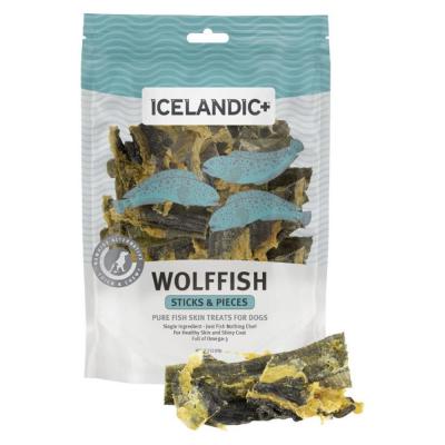 Icelandic+ Wolffish Skin Pieces 3 oz.