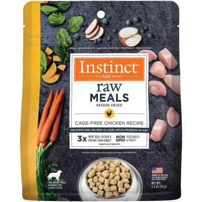 Instinct Raw Meals Freeze-Dried Dog Food Cage-Free Chicken Recipe 3 oz.