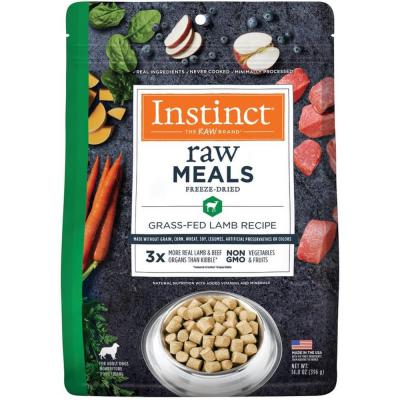 Instinct Raw Meals Freeze-Dried Dog Food Grass-Fed Lamb Recipe 14 oz.