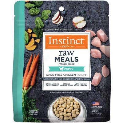 Instinct Raw Meals Freeze-Dried Puppy Food Cage-Free Chicken Recipe 3 oz.
