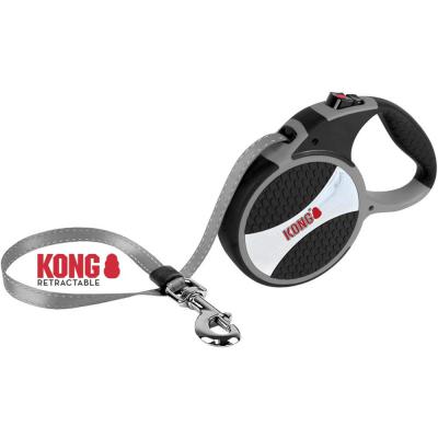 KONG Alcott Explore Retractable Dog Leash Large Grey 24 ft.