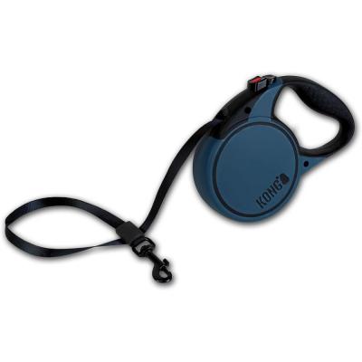 KONG Alcott Terrain Retractable Dog Leash Small Blue 16 ft.