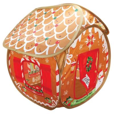KONG PlaySpaces Christmas Cat Gingerbread House