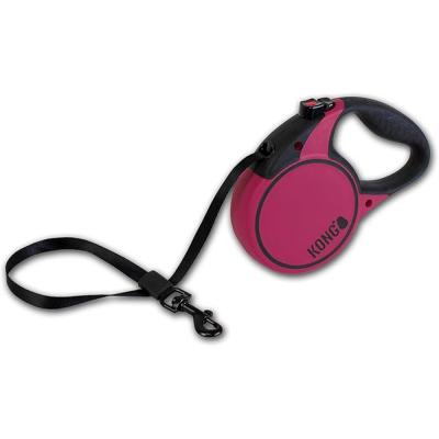 Kong Terrain Retractable Dog Leash Fuschia MD 16 ft.
