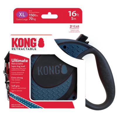 KONG Ultimate Retractable Dog Leash Blue XL 16 ft.