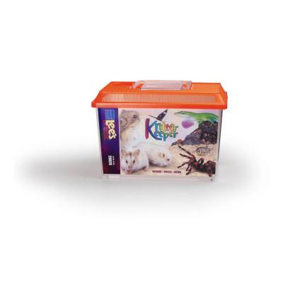 Lee's Aquarium & Pet Products Rectangle Kritter Keeper with Lid Label Assorted 1.75 gal MD