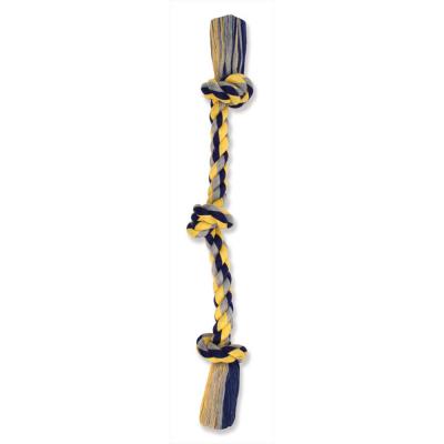 Mammoth Cotton Blend Color 3 Knot Rope Tug Toy Assorted 20 in. MD