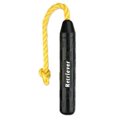 Mammoth TireBiter Retriever w/Poly Rope Dog Toy MultiColor 11 in.