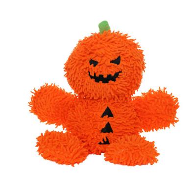 Mighty Halloween Microfiber Ball Dog Toy Pumpkin Man