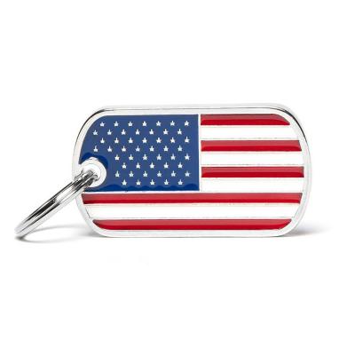 MyFamily Flags USA ID Tag