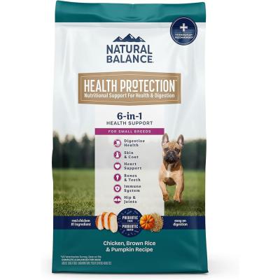 Natural Balance Health Protection Chicken, Brown Rice & Pumpkin Small Breed Recipe Dog Food 12 lb.