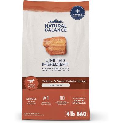 Natural Balance Limited Ingredient Grain-Free Salmon & Sweet Potato Recipe Dog Food 4 lb.