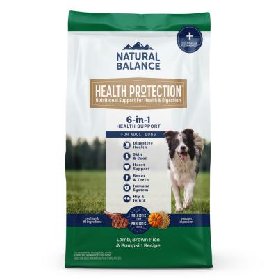 Natural Balance Health Protection Dry Dog Food Lamb Rice & Pumpkin 4 lb.