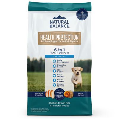 Natural Balance Health Protection Puppy Dry Dog Food Chicken Rice & Pumpkin 4 lb.