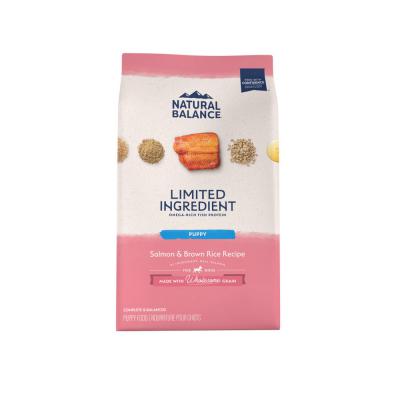 Natural Balance Pet Foods Limited Ingredient Puppy Dry Dog Food Salmon & Brown Rice 24 lb.