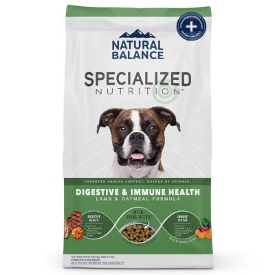 Natural Balance Specialized Digestive & Immune Dry Dog Food Lamb & Oatmeal 22 lb.