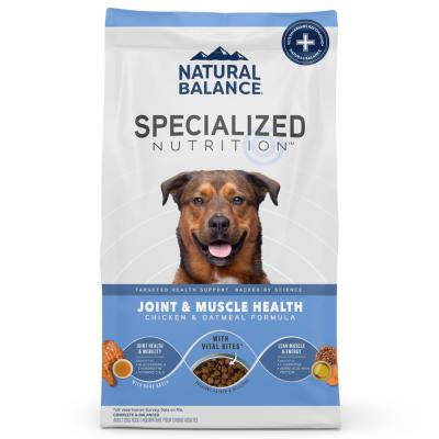 Natural Balance Specialized Joint & Muscle Dry Dog Food Chicken & Oatmeal 22 lb.